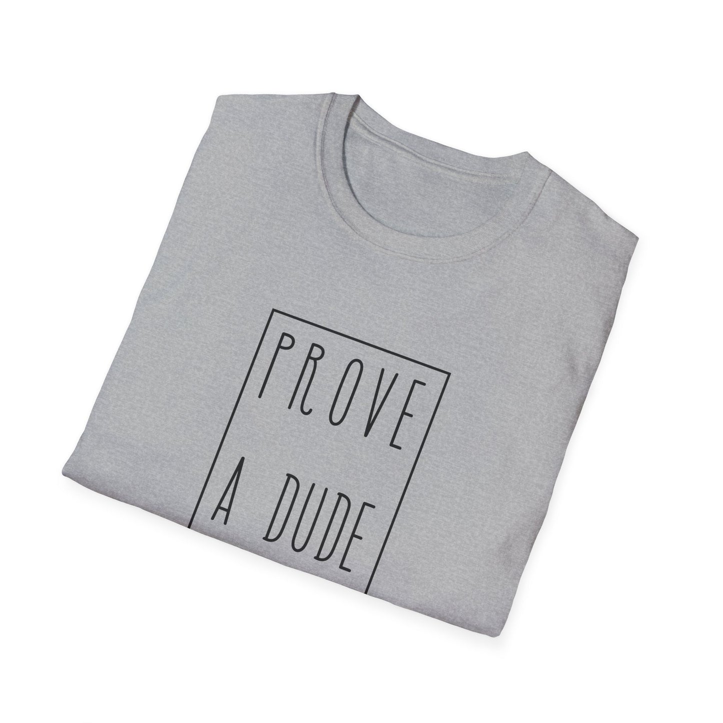 Prove a Dude Wrong Unisex Softstyle T-Shirt