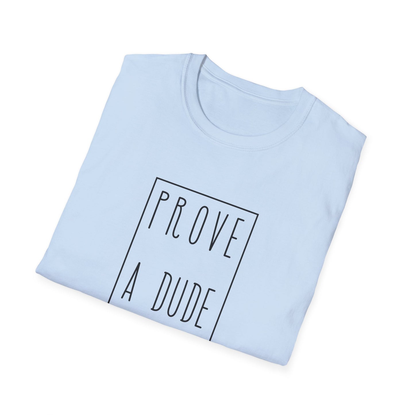 Prove a Dude Wrong Unisex Softstyle T-Shirt